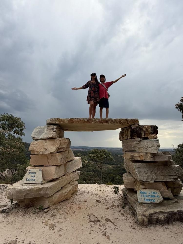 Casal no mirante