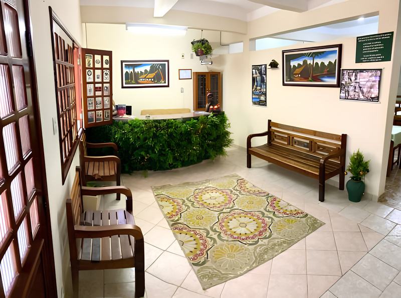 Recepção do hotel