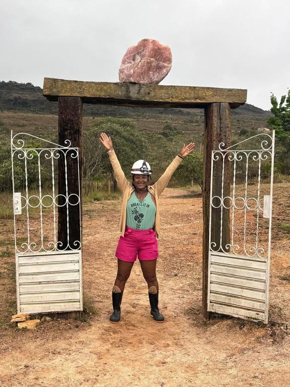 Portal de pedra em São Thomé